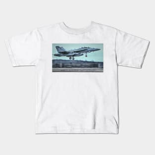 EA-18G Growler Super Hornet FCLP 7 Kids T-Shirt